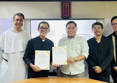 Official Transmittal of the Decrees of Canonical Erection and Affiliation of SATMI